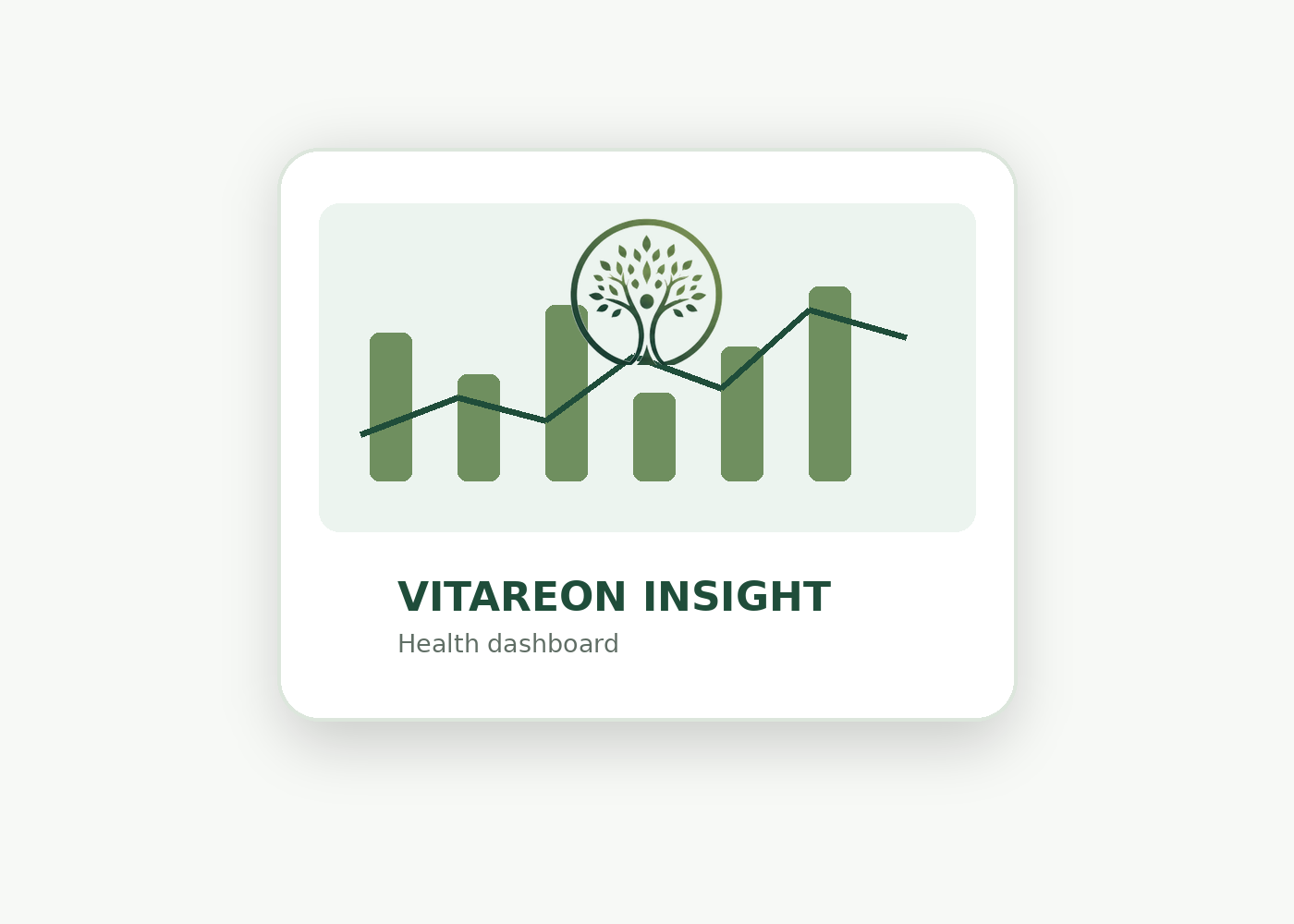 Vitareon Insight™ Dashboard